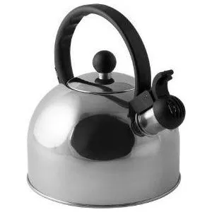 2l Stainless Steel Boil It Whistling Gas Kettle Camping Caravan Motorhome Cordless