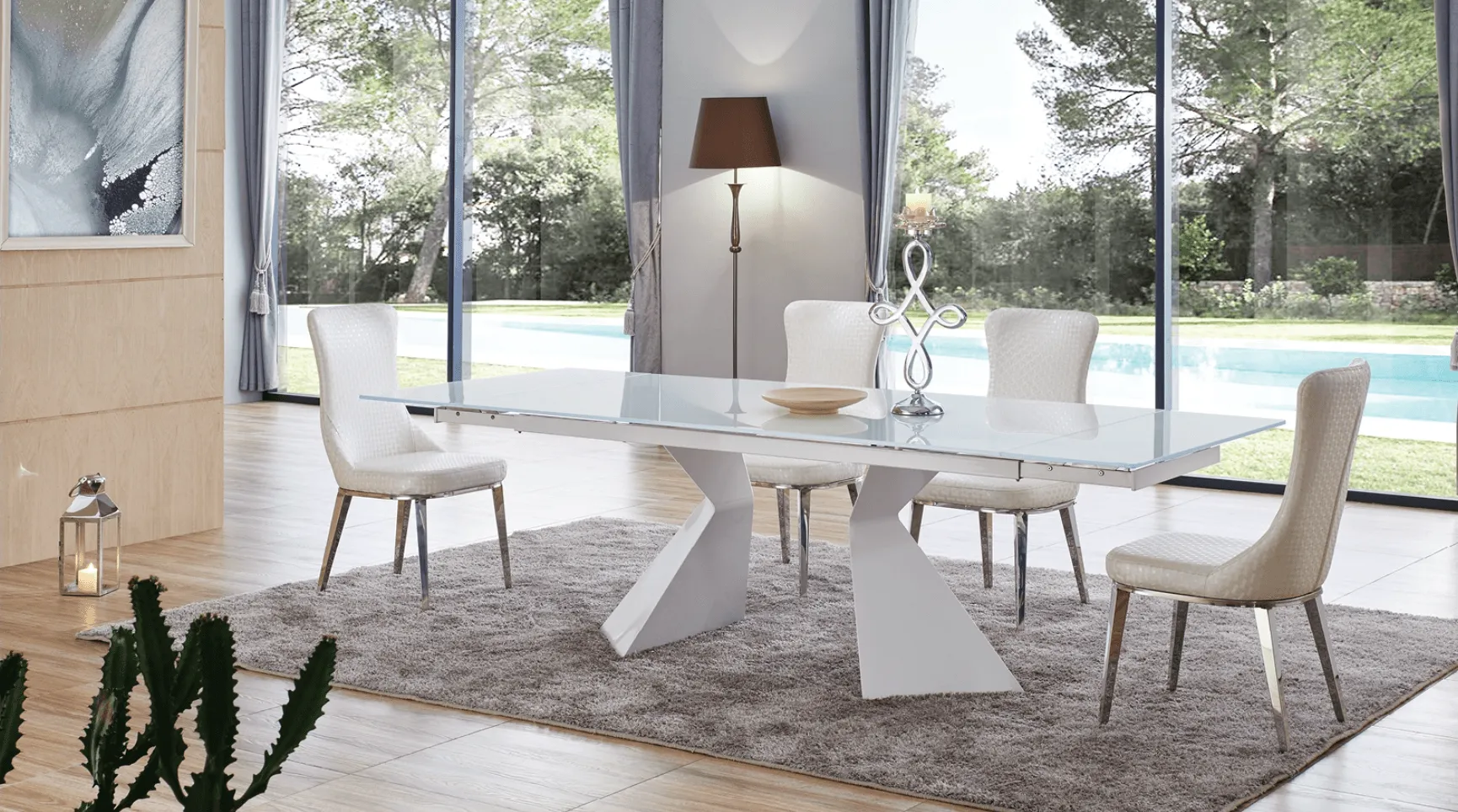 Axel Extendable Dining Table 74" - 98"