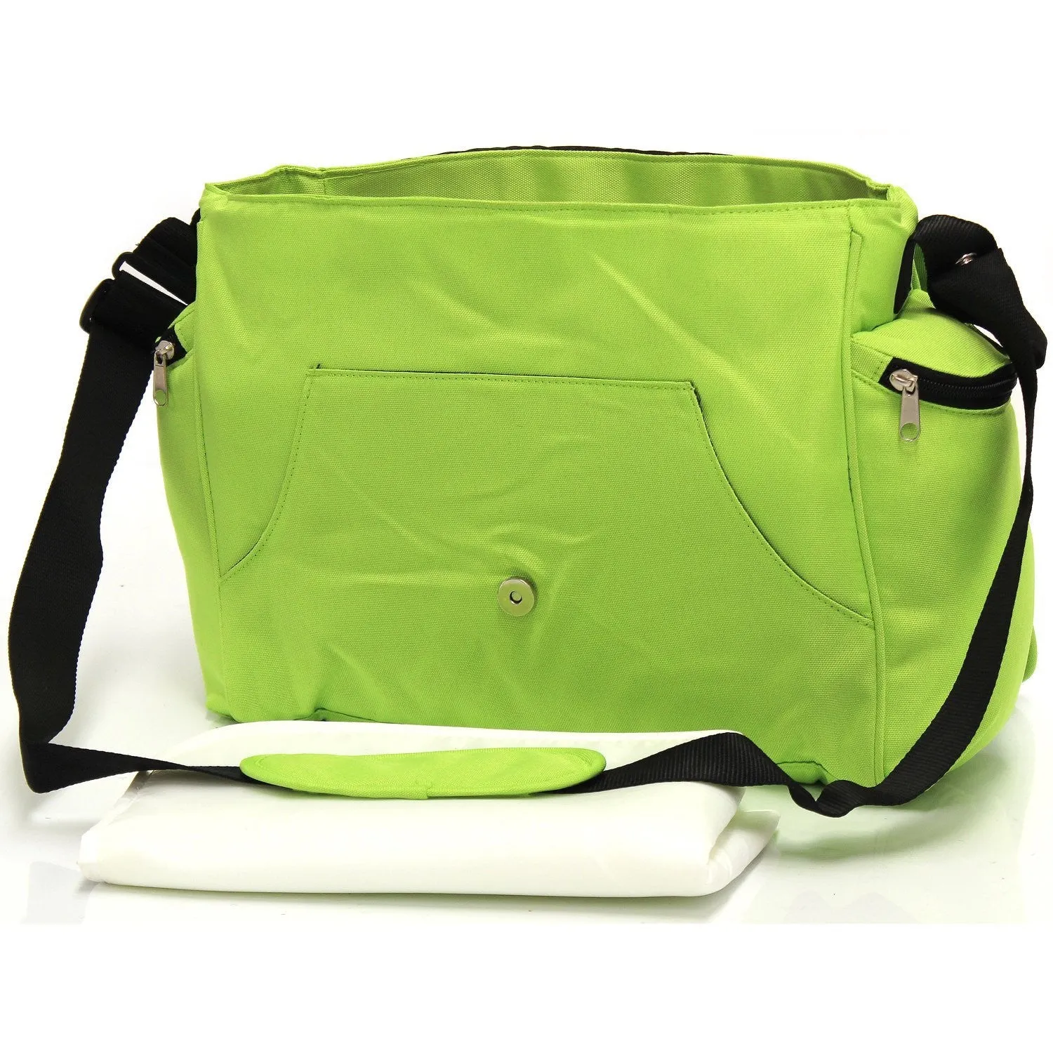 Baby Travel Zeta Changing Bag LIME Plain  (Clearance)