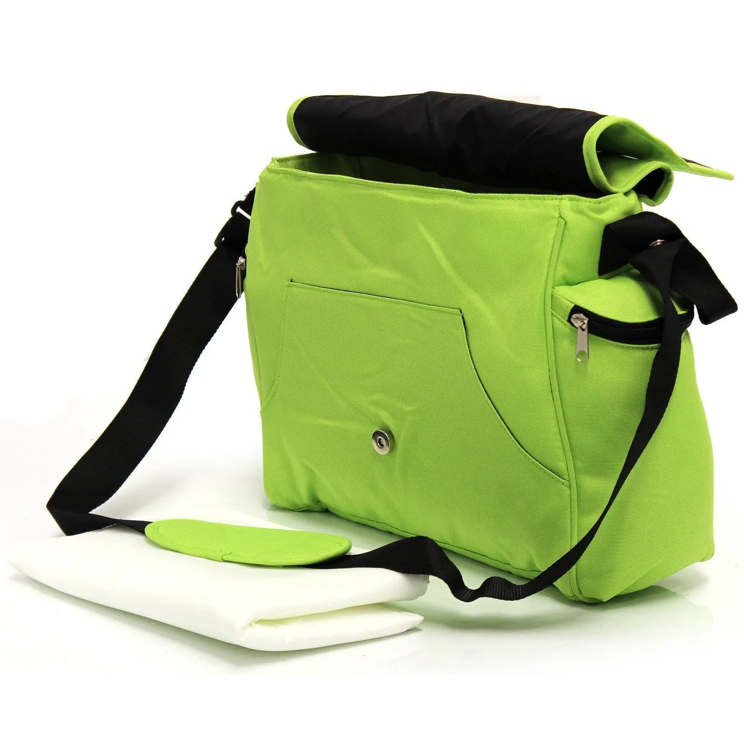 Baby Travel Zeta Changing Bag LIME Plain  (Clearance)