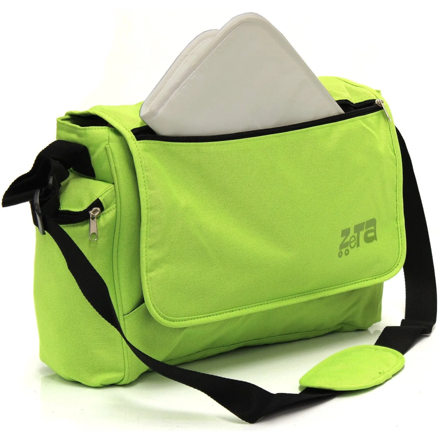 Baby Travel Zeta Changing Bag LIME Plain  (Clearance)