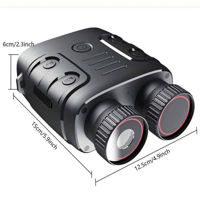 Binocular Infrared Night-Vision 1080P Device 5X Binocular Day Night Use Photo Video Taking Digital Zoom For Hunting Boating, Battery Powered (included 2000mAh);thansgiving Christmas New Year Gift