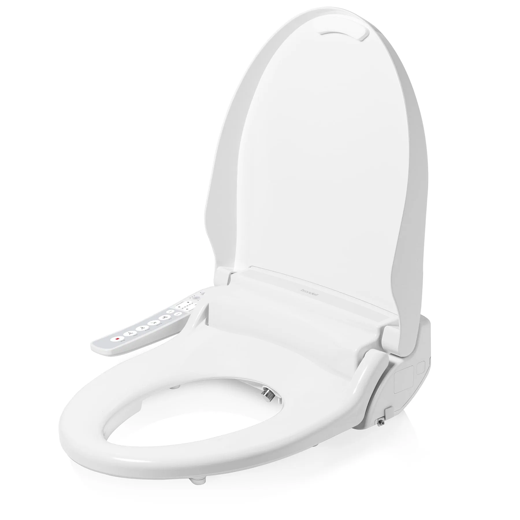 Brondell EM417-EW Swash Select Sidearm Bidet Seat with Warm Air Dryer, Elongated White