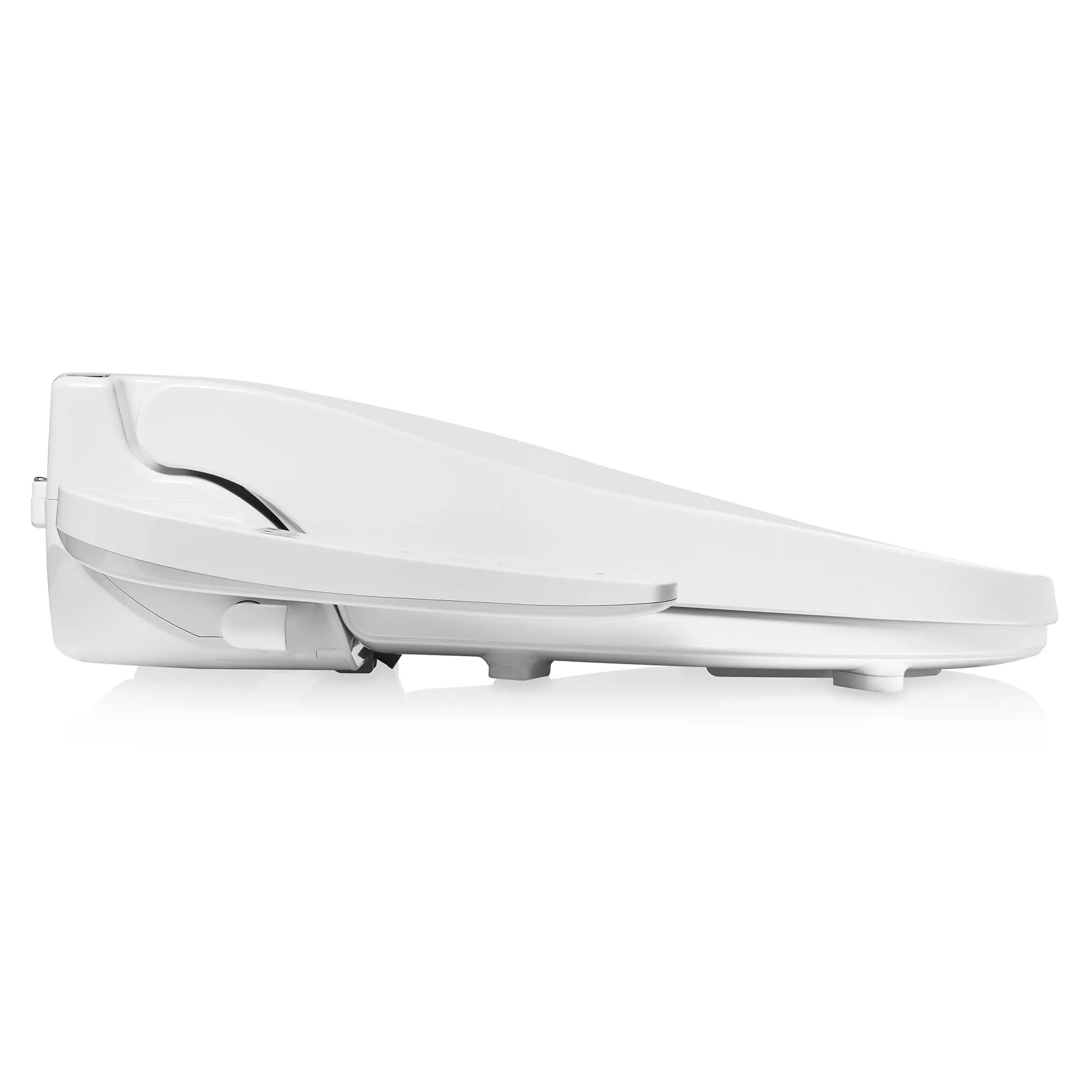 Brondell EM417-EW Swash Select Sidearm Bidet Seat with Warm Air Dryer, Elongated White