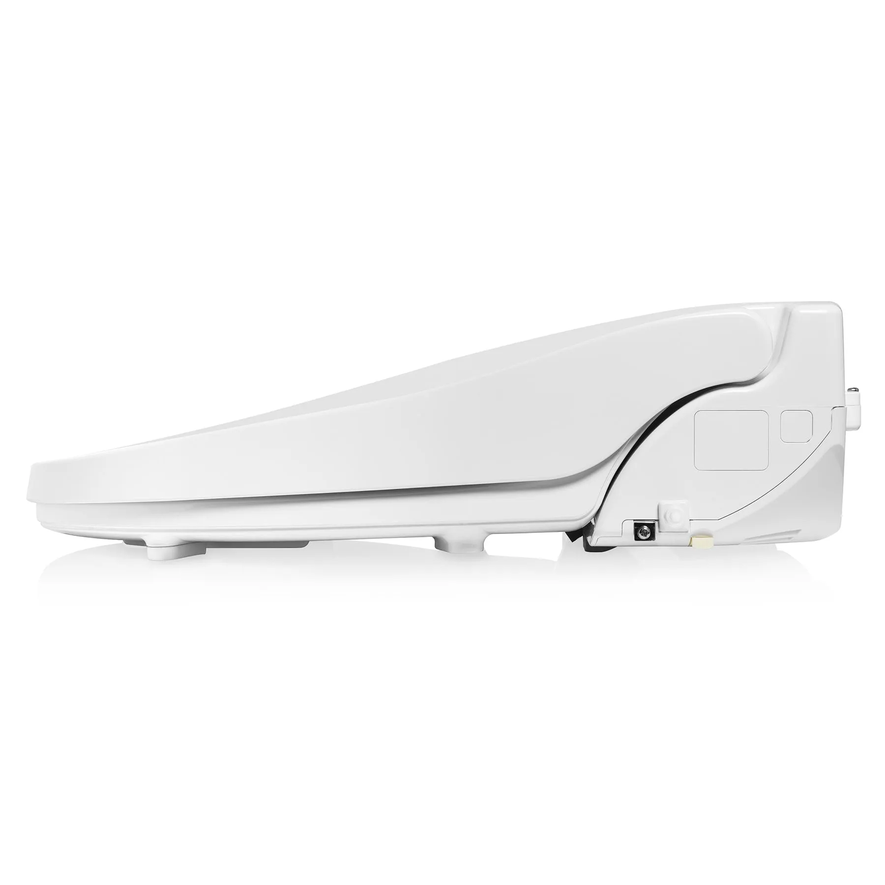 Brondell EM417-EW Swash Select Sidearm Bidet Seat with Warm Air Dryer, Elongated White