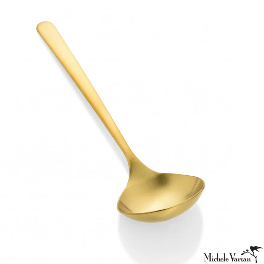 Brushed Gold Ladle