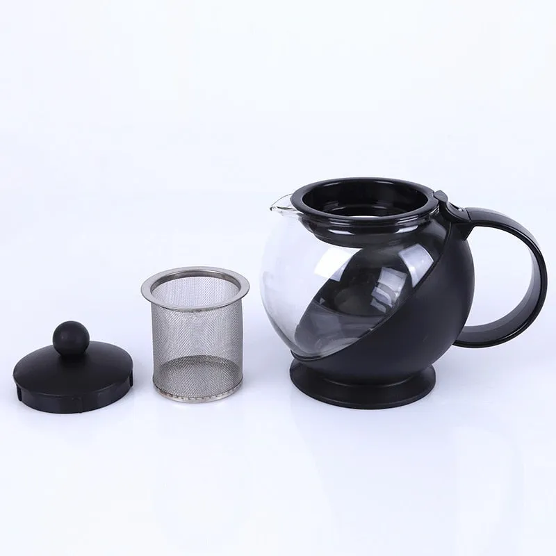 Bubble Teapot High-Temperature Heat Resistant Kettle Glass Tea Pot