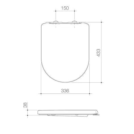 Caroma Urbane II Soft Close Toilet Seat