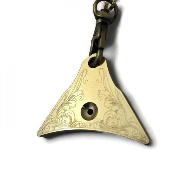 Decorated Logan Ventura Brass Sheepdog Whistle