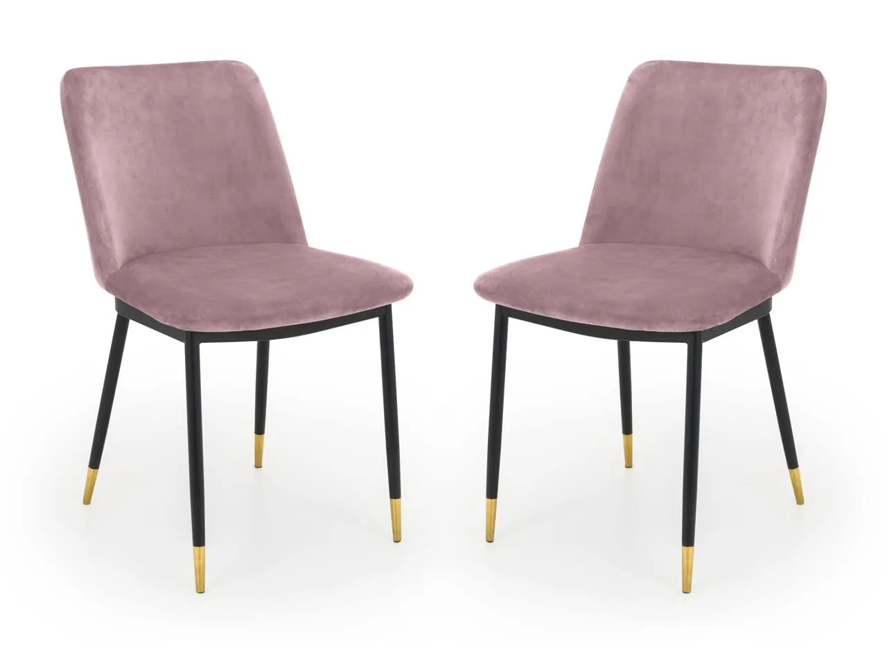 Delaunay Dining Chair - Dusky Pink