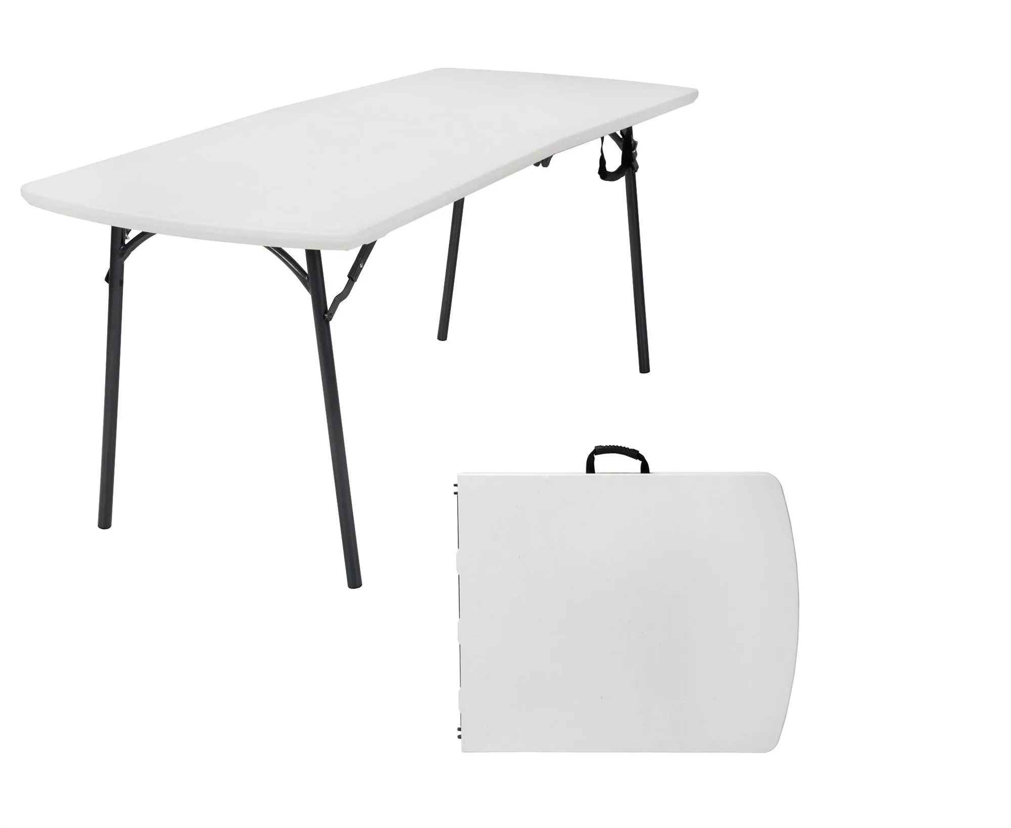 Diamond Series 6 ft. x 30 in. Fold-in-Half Banquet Table