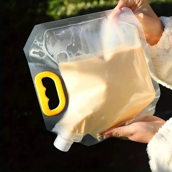 DISPOSABLE PLASTIC LIQUOR STORAGE BAG/BOTTLE/JAR