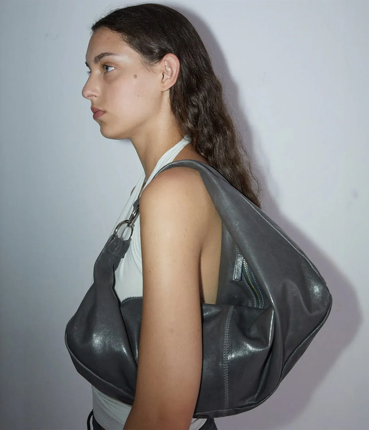 DRY SHOULDER BAG- GREY