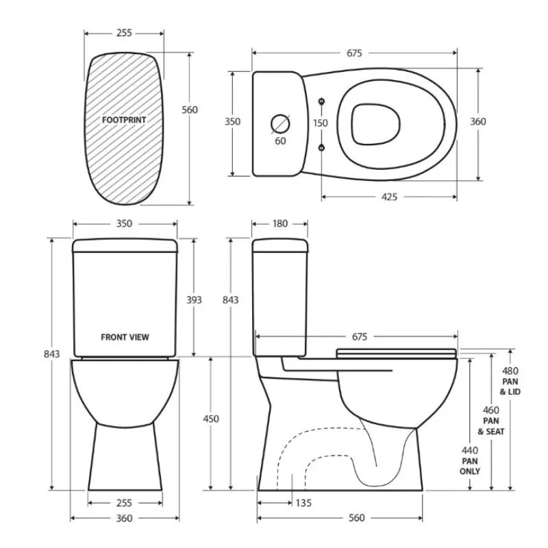 Fienza Stella Close Coupled Toilet Suite