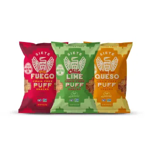 Grain Free Puff Snacks Mix - 3 bags