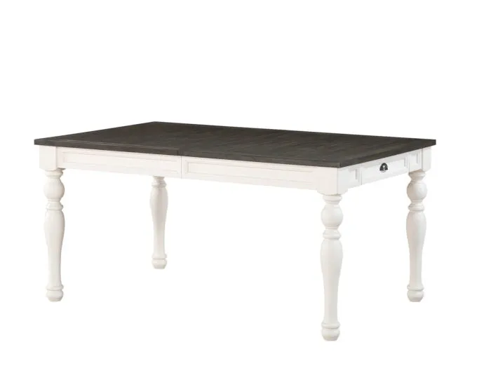 Joanna 64-80 inch Dining Table w/ 16″Leaf