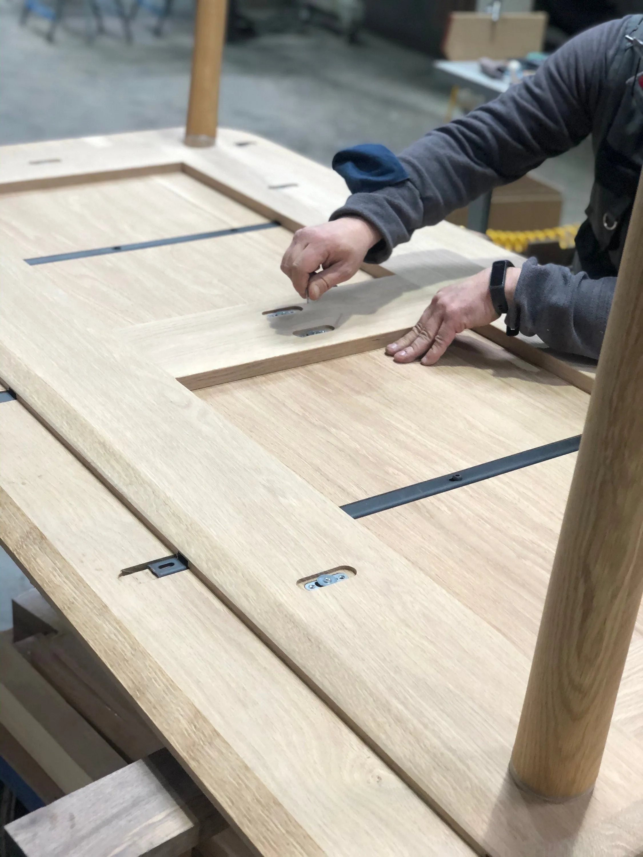 Mid-Century Solid Timber Dinning Table