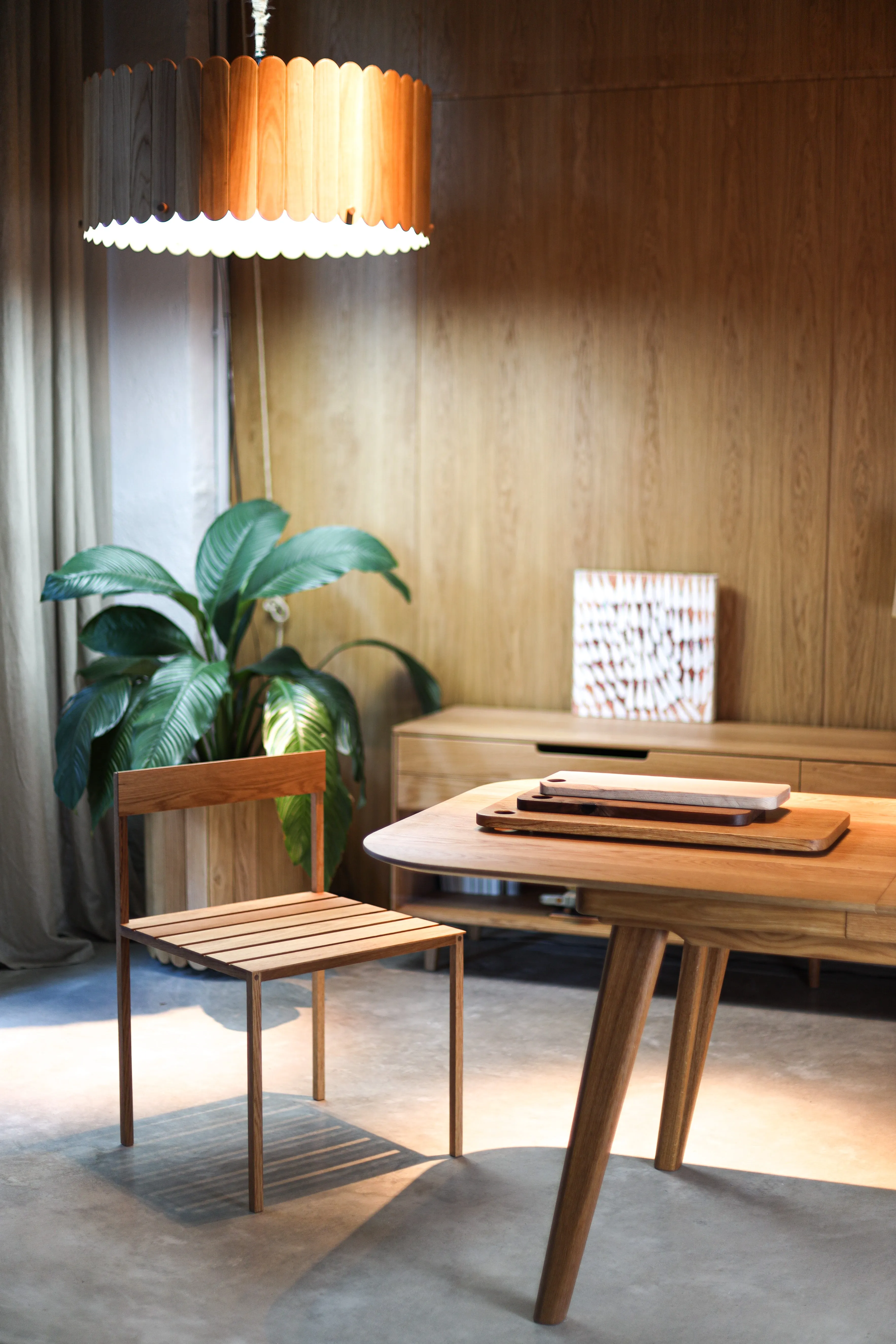 Mid-Century Solid Timber Dinning Table