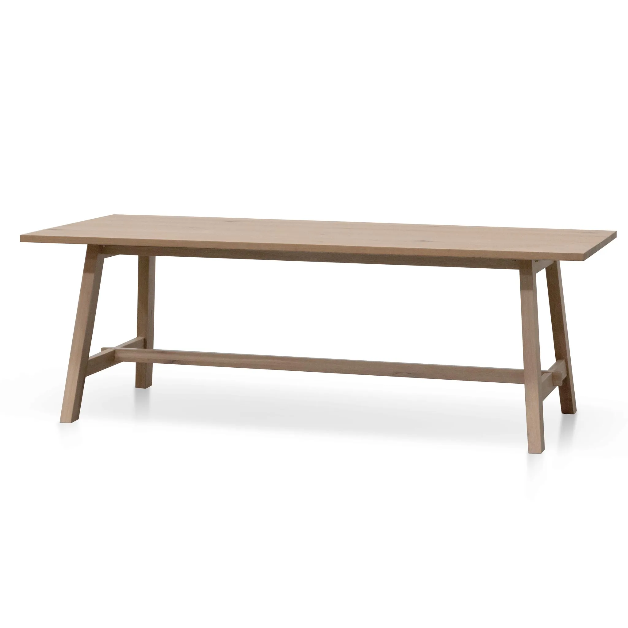 Murillo 2.2m Wooden Dining Table - Washed Natural