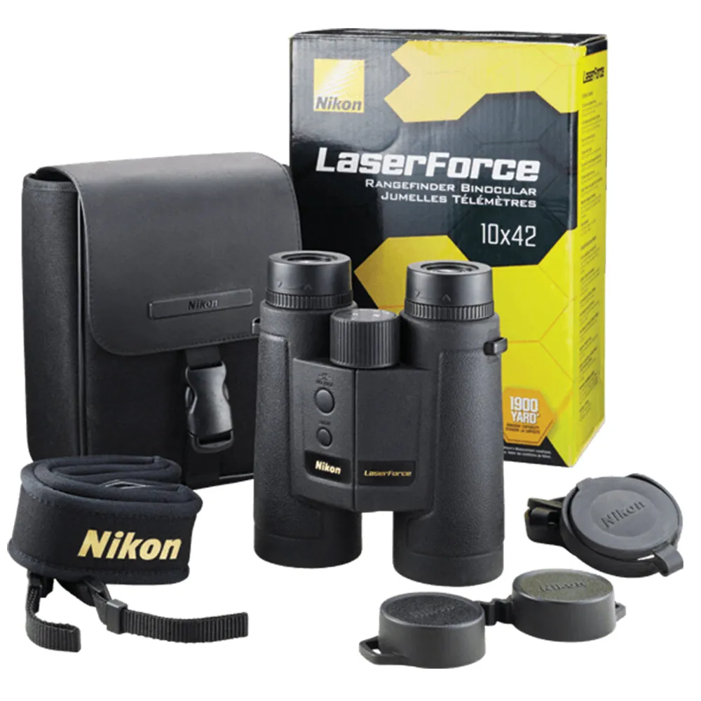 Nikon LaserForce 10x42 Rangefinder Binocular