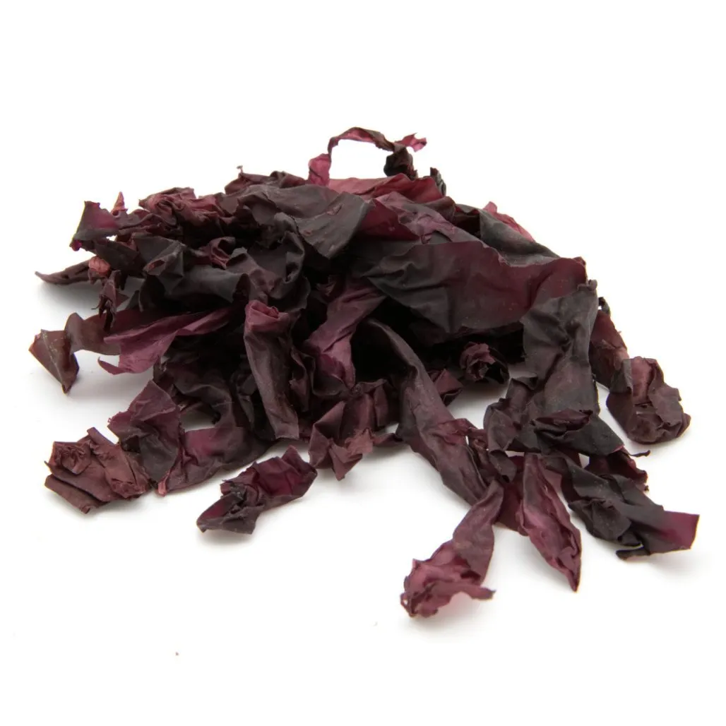 Organic Applewood Smoked Dulse Whole Leaf 2 oz (Palmaria palmata) - Wild-Harvested Atlantic Sea Vegetable