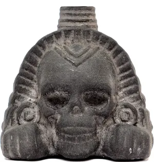 Real Screaming Aztec Death Whistle Loudest Authentic Human Sounding Screams 125  Decibels Loud, Collectible, Aztec Design in Obsidian Black, Self defense