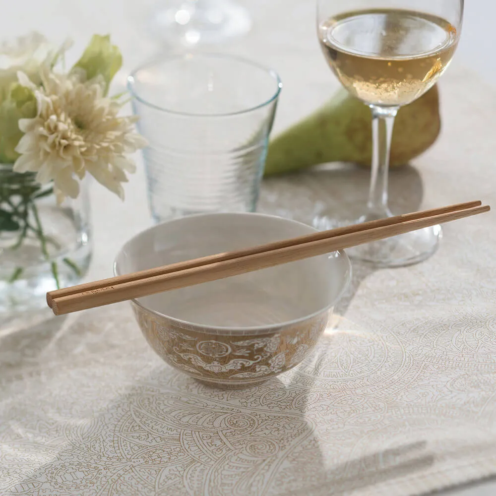 Reusable Bamboo Chopsticks, 5 Sets