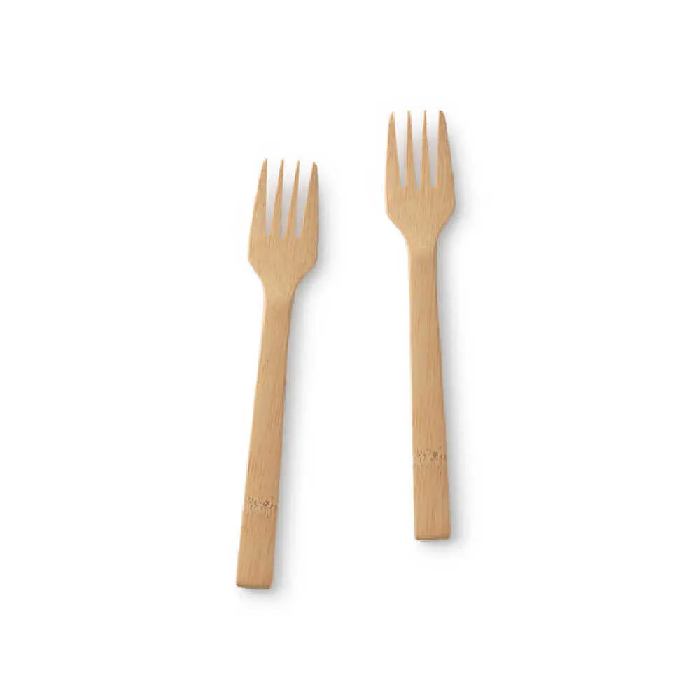 Reusable Bamboo Forks, Set of 2