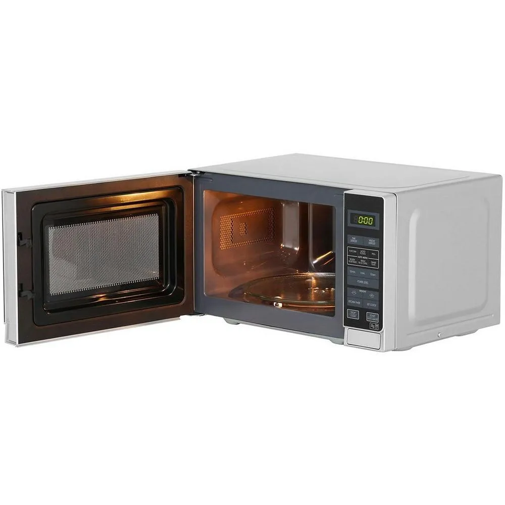 Sharp R272SLM Silver Solo 800W Microwave Oven with 20L Capacity