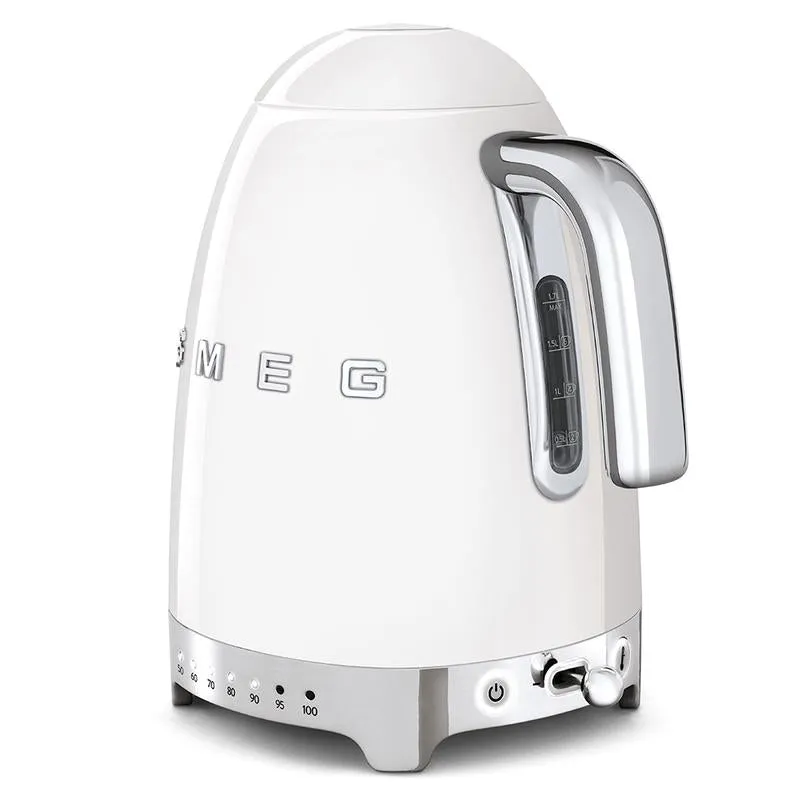 SMEG KLF04WHUK 50s Retro Style Jug Kettle - White