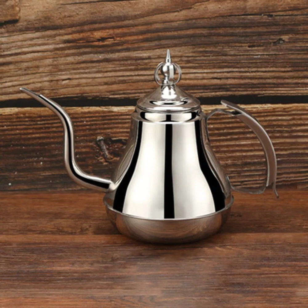 Stainless Steel Coffee Drip Pot Gooseneck Kettle Tea Maker With Filter