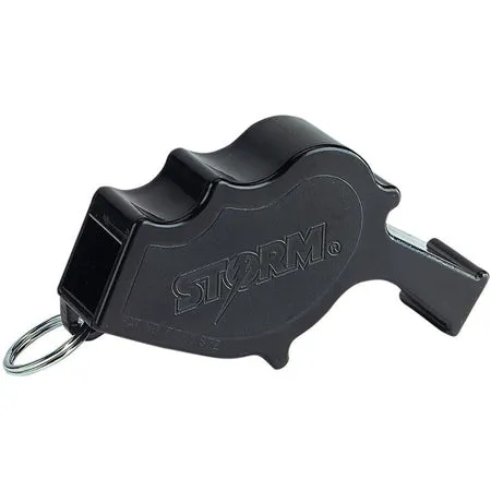 Storm Safety Whistle - Black