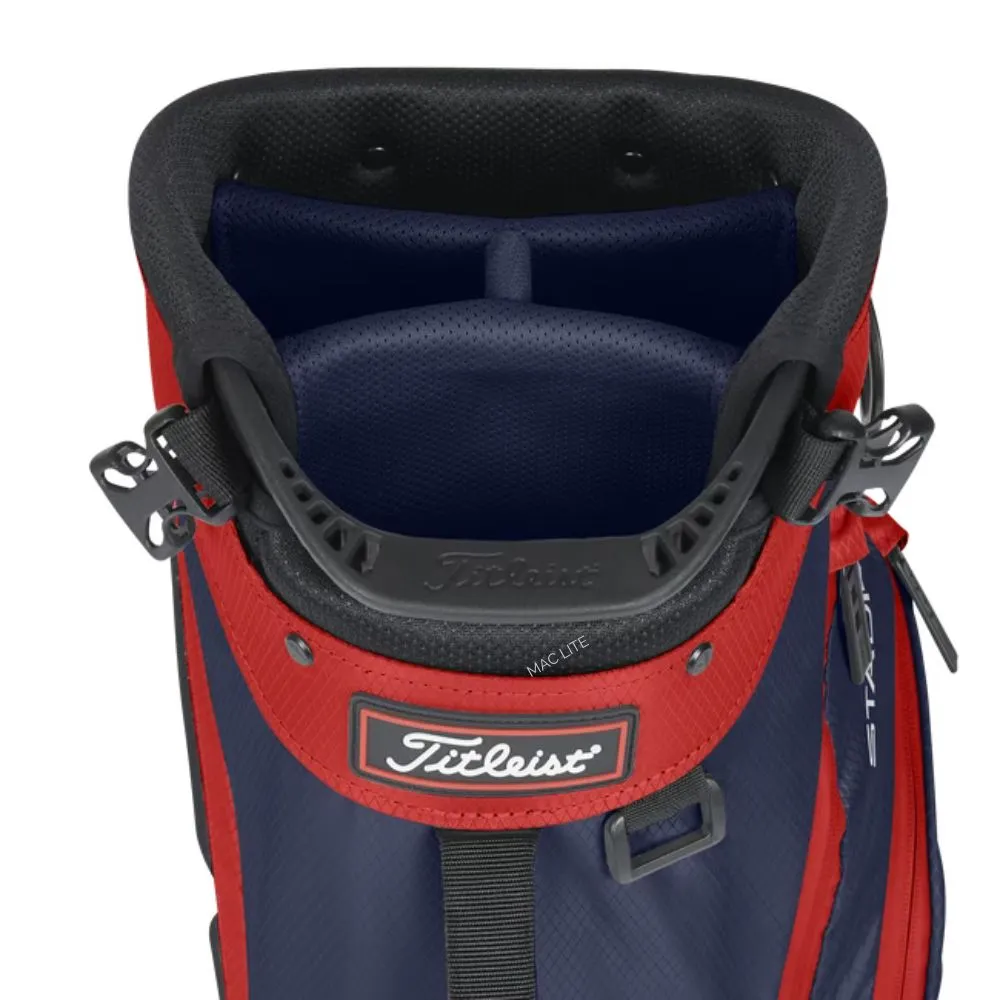 Titleist Players 4 StaDry Stand Bag 2024 - Navy White Red