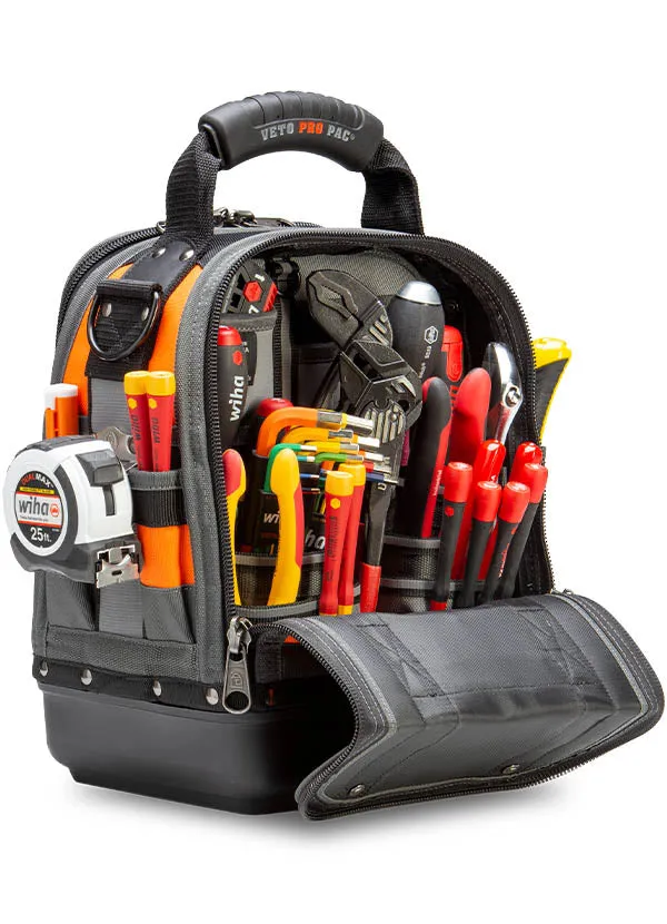 Veto Pro Pac TECH-MCT HI-VIZ ORANGE Compact Tool Bag