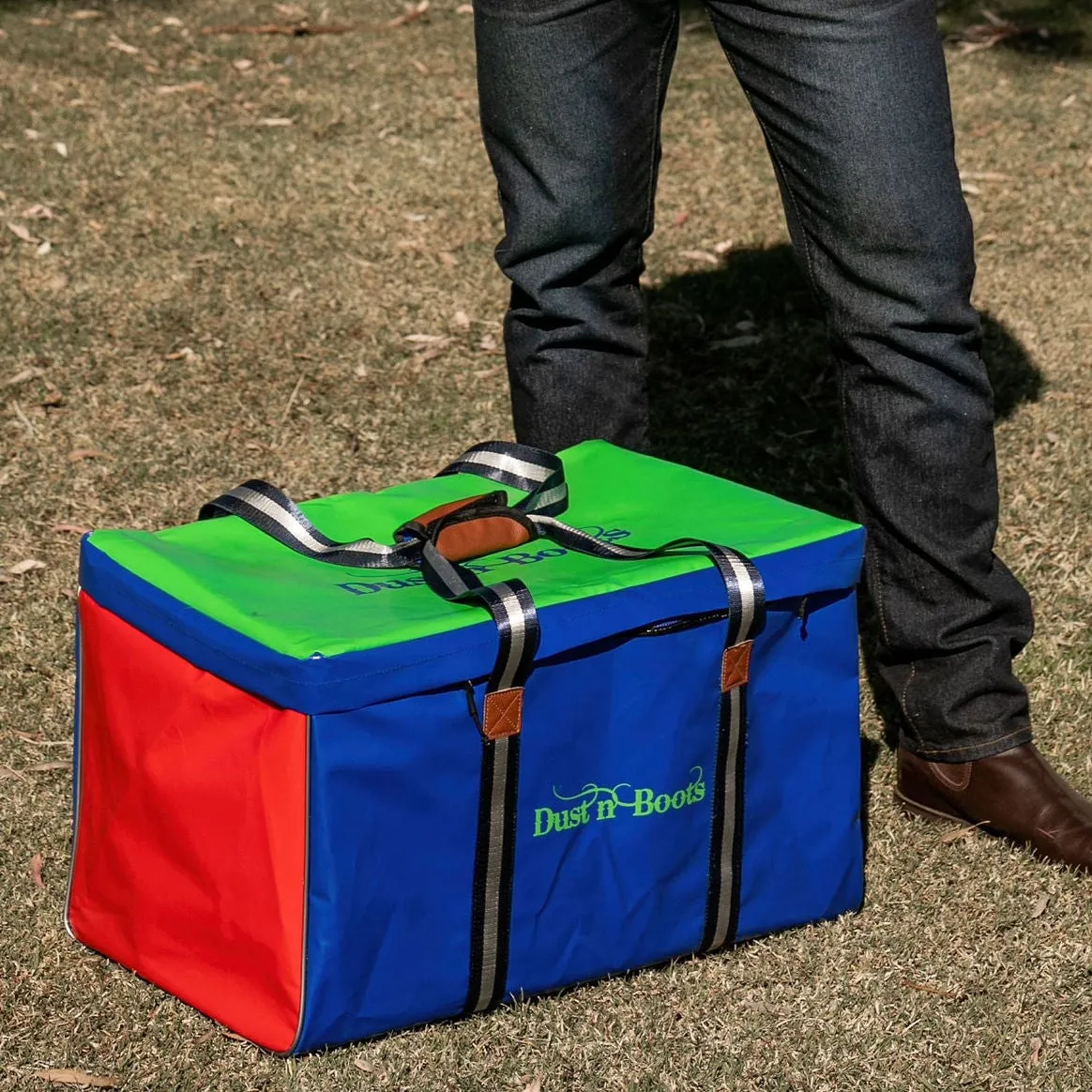 Vinyl Bag Green/Red/Blue